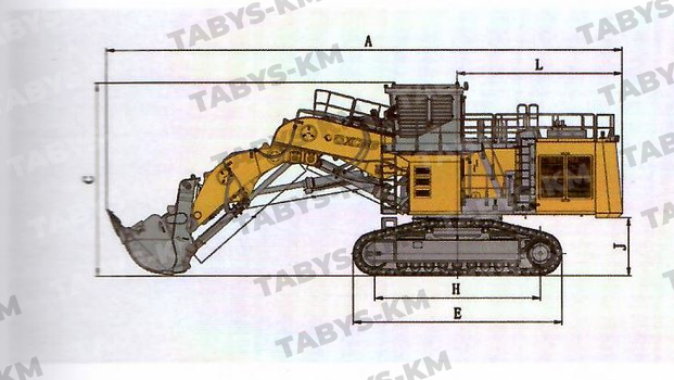 Электроприводный карьерный экскаватор XCMG XE3000E (фронтальная лопата)